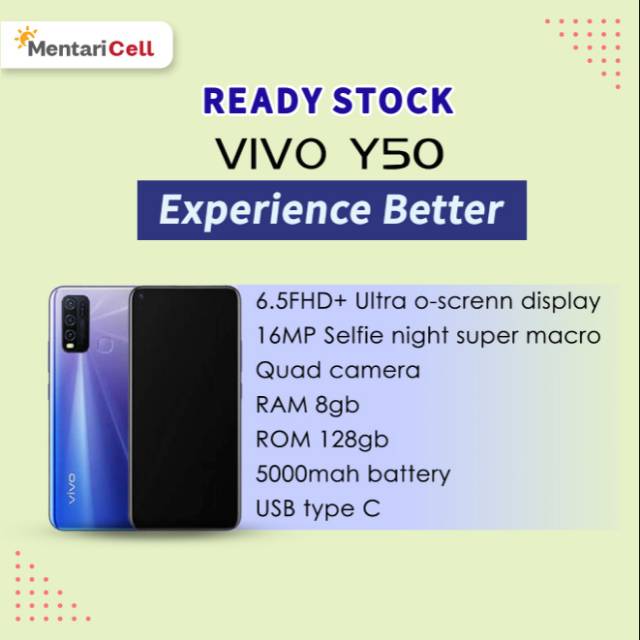 VIVO Y50 New Ram 8/128Gb (4Camera)