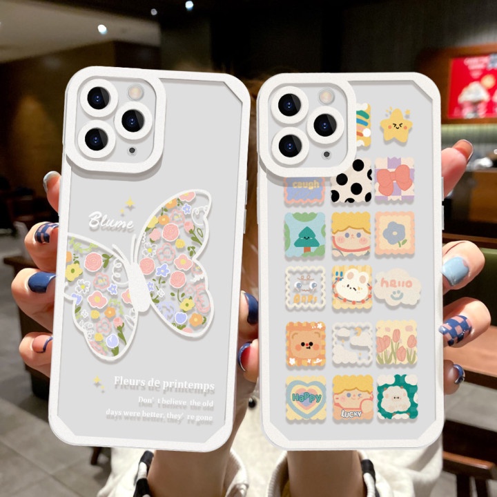 Casing TPU Xiaomi Redmi 10 9 9T 9C NFC 11 Lite 11T Note 11 10 Pro 9 8 7 9S 10S 11S X3 Pro Motif Doodle