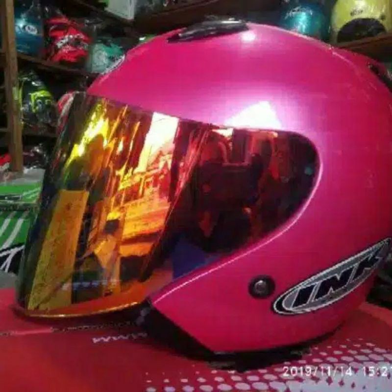 Visor Flat KYT Venom Open pnp KYT DJ maru galaxy Ink Centro sentro Iridium Revo Red&amp;Revo Gold rachet