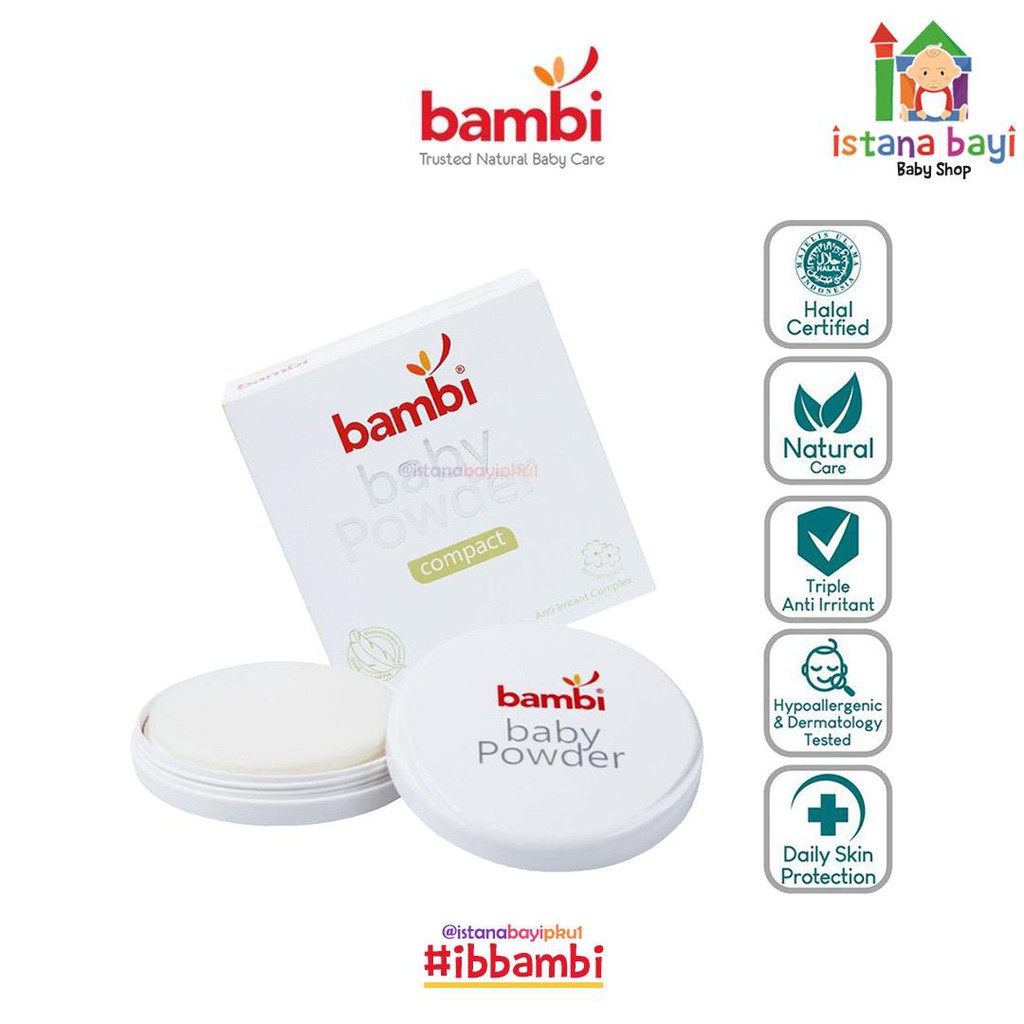 Bambi Compact powder Reffil - Bedak padat bayi