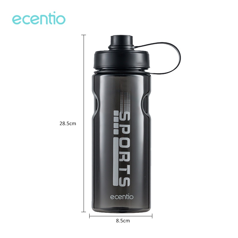 ecentio 1300ml botol air minum anti tumpah sports dengan sekolah bottle portable tempat air minum olahraga botol minum jumbo kantor BPA Free