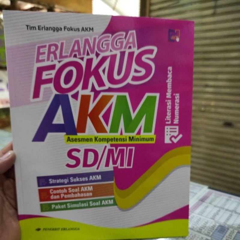 Buku Fokus AKM SD MI ERLANGGA 2021 ORI