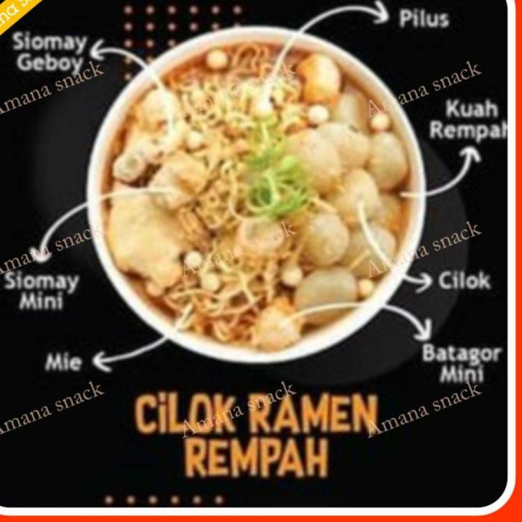 

✰FLASHSALE✰ Bakso Aci Original Seblak - Batagor Jepang Ramen- Cilok