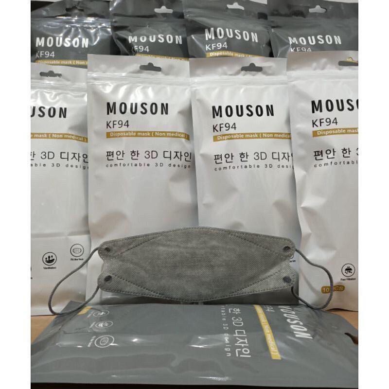 Masker Mouson KF94 4ply isi 10pcs / Masker KF94 Standart Korea