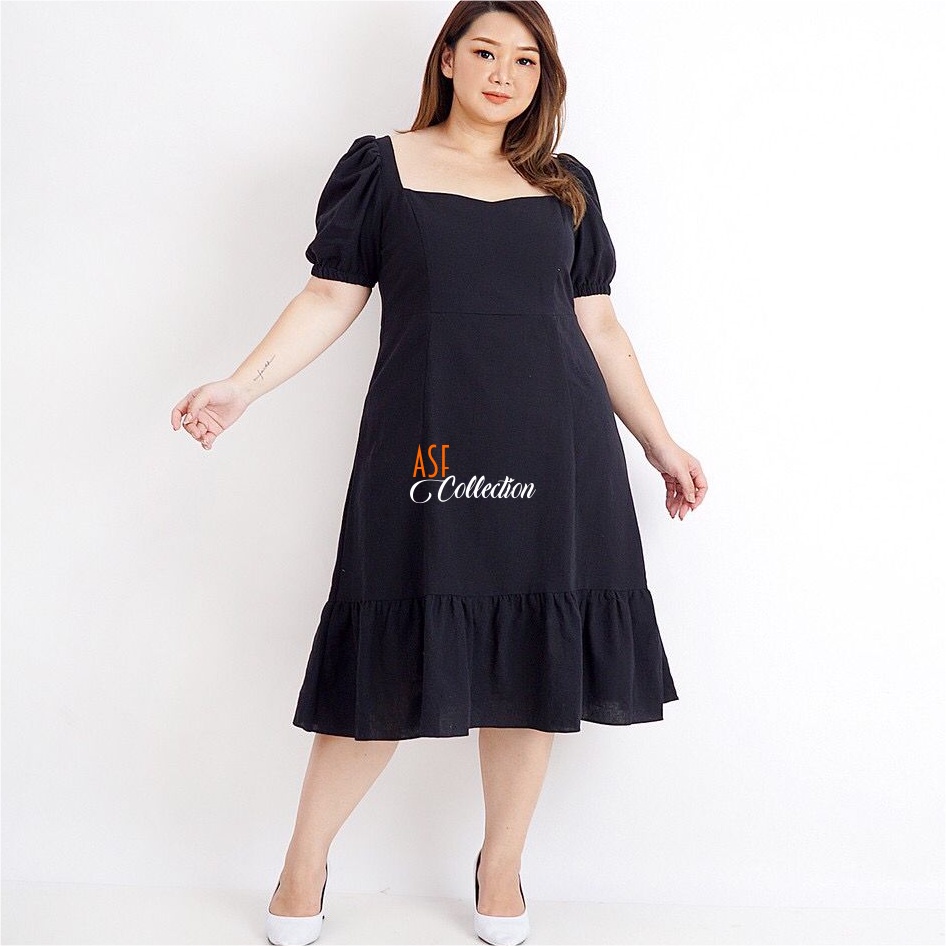 Sandra Dress Wanita Jumbo|Dress bodycon maxsi casual pesta party|Dress sabrina big size|Dress Sabrin