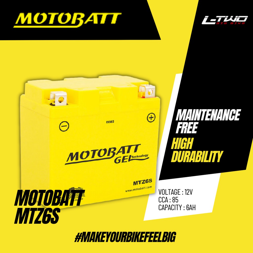 Aki Motor SUZUKI GSX 150 R MOTOBATT MTZ6S