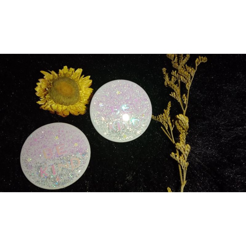 Pop socket Resin glitter
