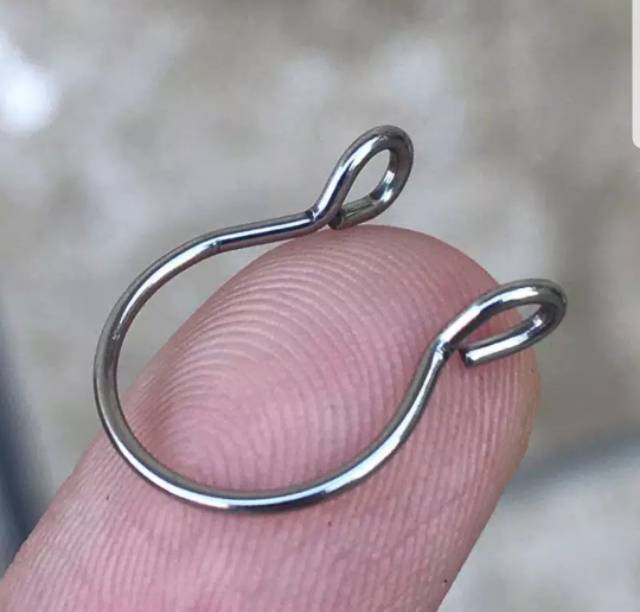 Anting Nose Fake Septum Model Jepit Stainless Steel 5 Color