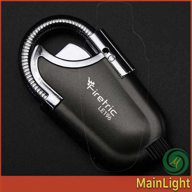 Firetric Mancis Korek Api Torch Jet Telescopic Gas Butane LE196 [Hitam] MainLight Grab Medan