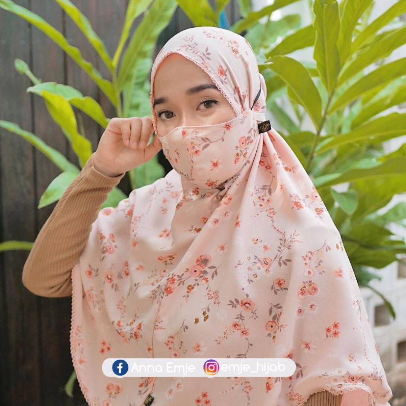 Bergo Valena Jilbab Motif