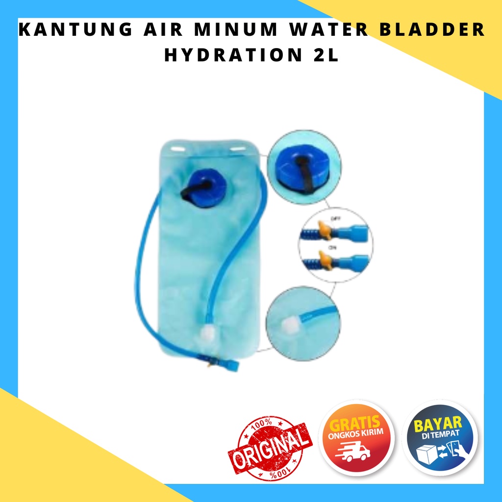 TaffSPORT Kantung Air Minum Sepeda Bike Water Bladder Hydration 2L