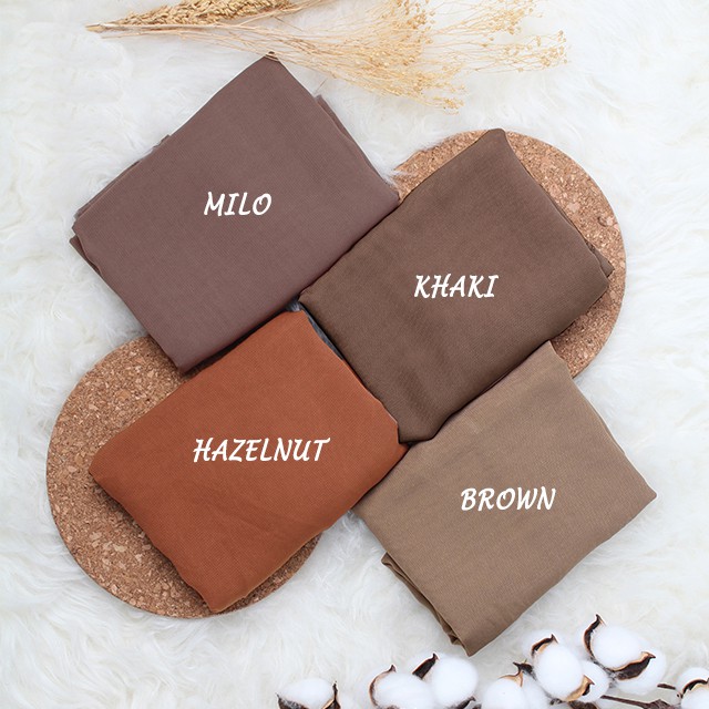 Hijab Segiempat Polycotton 115 x 115 Warna Part 1 Bella Square-2