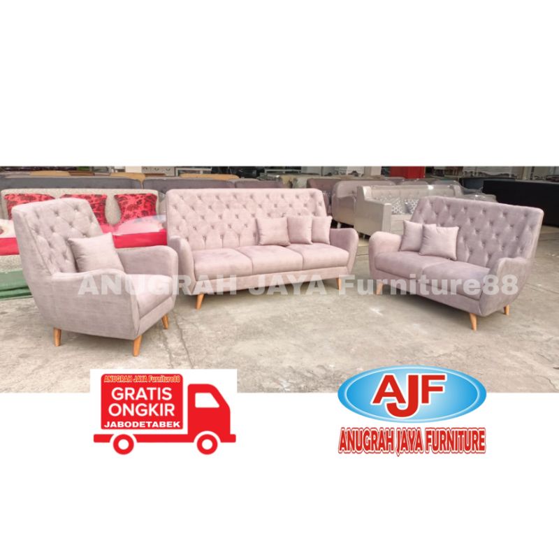 Sofa AD19 / Sofa 321 /  Sofa Minimalis / Sofa Retro / Sofa Tamu / Sofa Mewah / Sofa Modern / Sofa Em