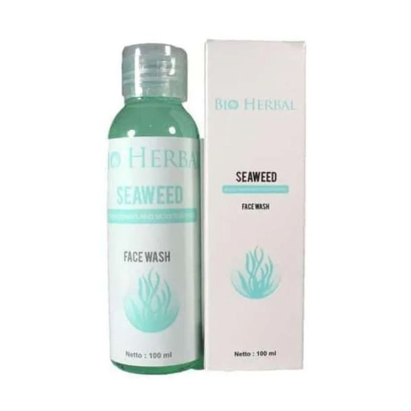 Sabun Muka Bio Herbal Seaweed Face Wash