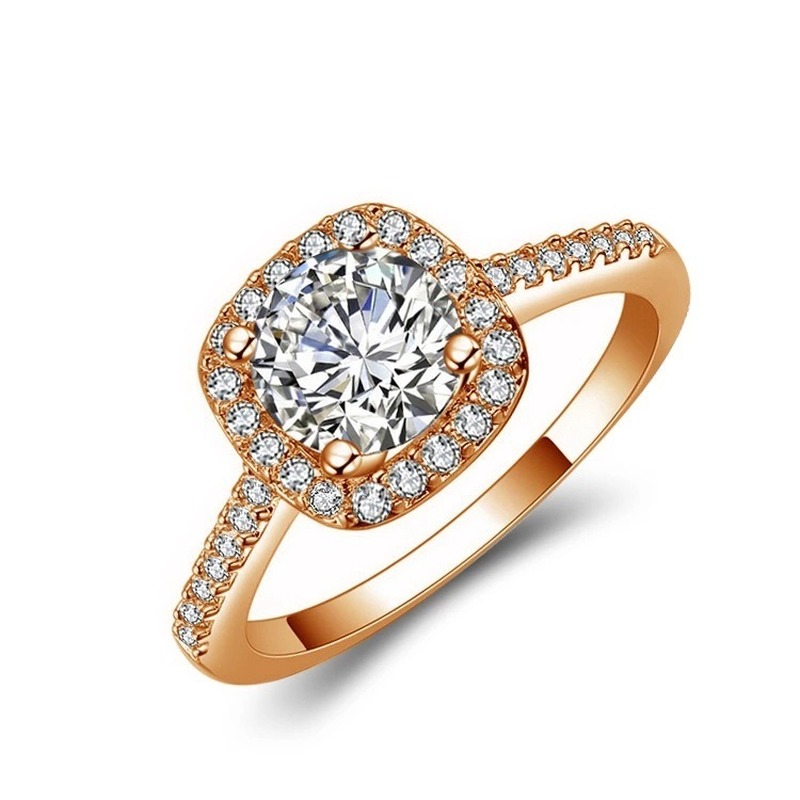 Cincin Moissanite Untuk Aksesoris Wanita