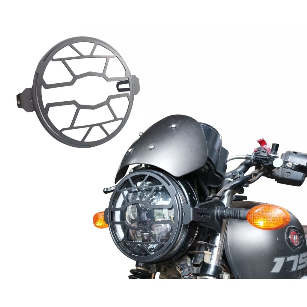 cover lampu depan 7ich tutup lampu depan daymaker , XSR