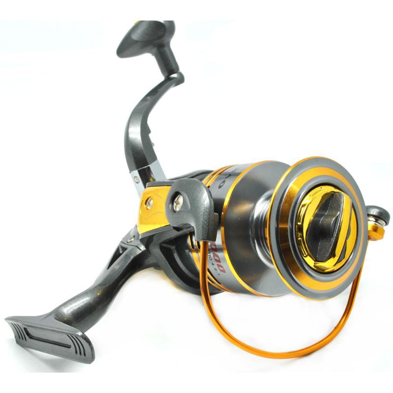 (MAINANKYU) Debao Gulungan Pancing DB6000A Metal Fishing Spin Reel 10 Ball Bearing - Golden