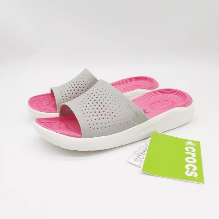 Sandal Crocs Pria Literide Slide Man Restock