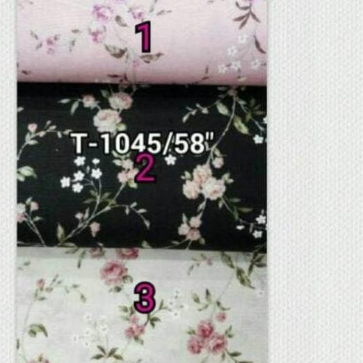 ▲ Kain Gamis Bahan Mukena Kain Katun Jepang motif Vina ➣