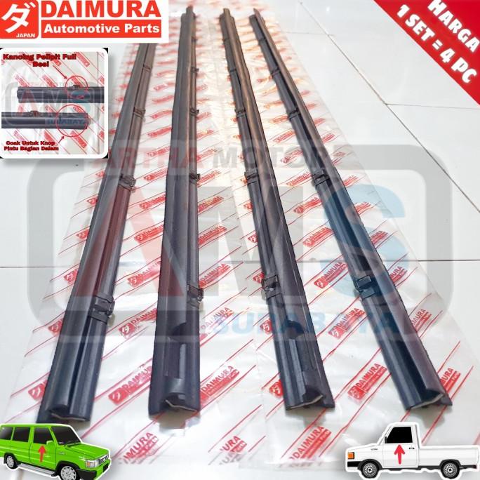 $$$$] Pelipit list moulding kaca wheater Strip Kijang Super Grand Depan 1set