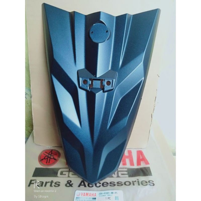 Dasi kecil bagian depan tameng kecil dudukan plat Mio soul gt 125 Blue Core Biru