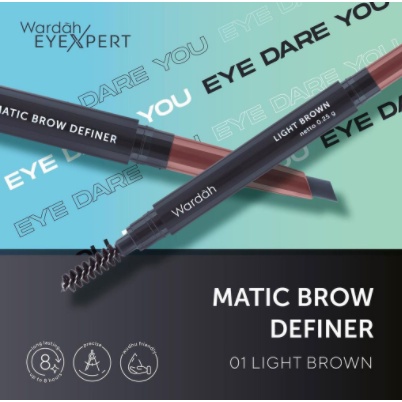 WARDAH EYEXPERT MATIC BROW DEFINER | EYEBROW MATIC PENSIL ALIS by AILIN