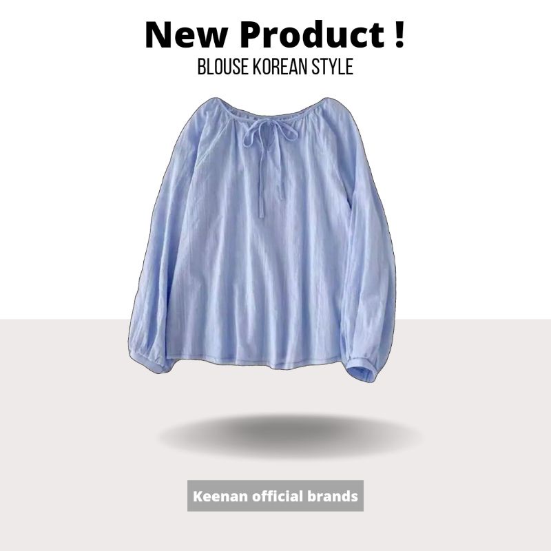 Blouse wanita Blouse korea Blouse wanita putih blouse korean style blouse cewek lengan panjang