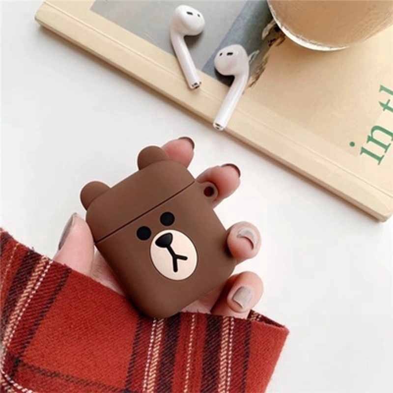 (Ready stock) Casing Silikon Apple Airpods i10 i12 i9s tws Motif Kartun Ins