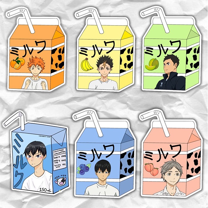 

Sticker Botol Haikyuu