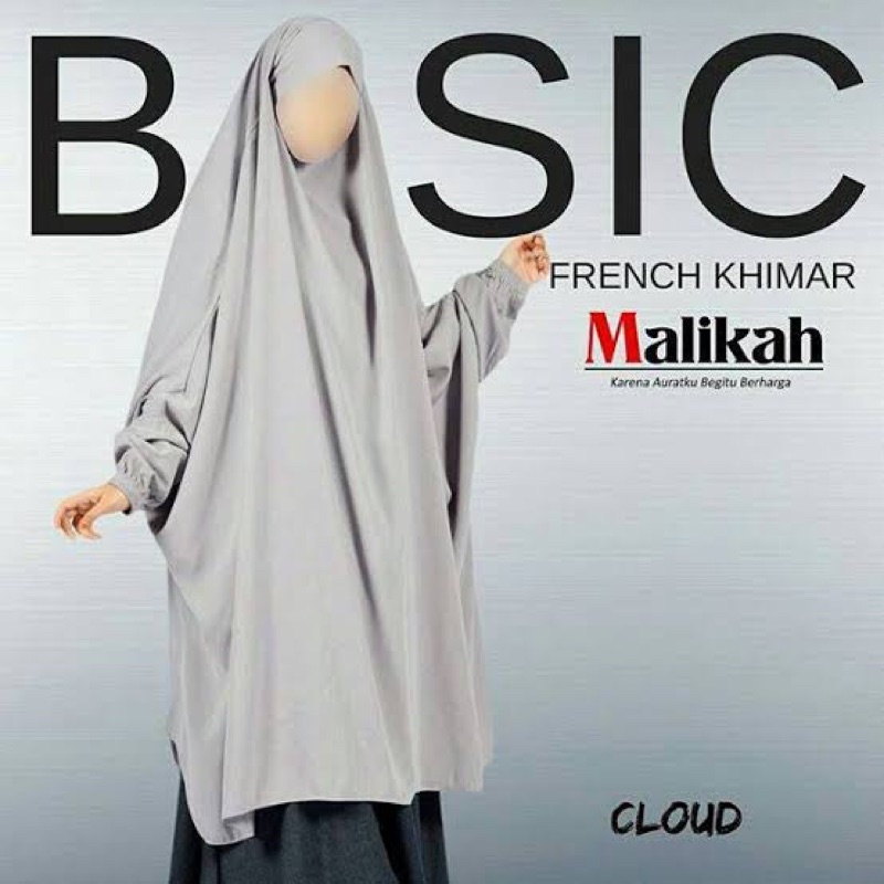 Abaya Malikah warna Cloud JulianaUmmuSarah lightbbrown