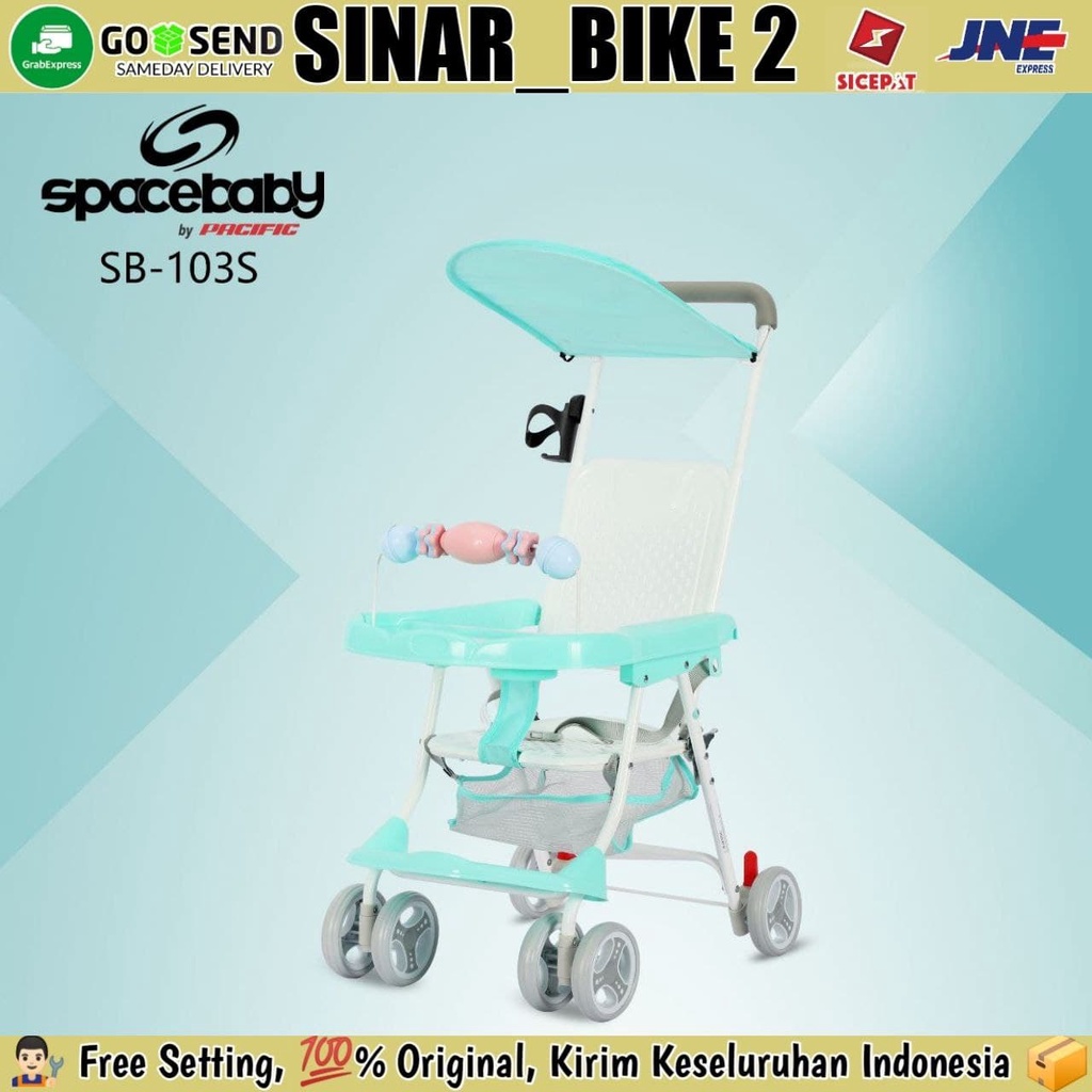 Baby Chair Stroller SB-103S Meja Makan Dorong Bayi Spacebaby