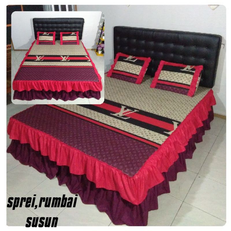 Sprei rumbai susun