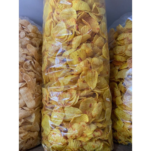 

keripik puyur pedas manis camilan
