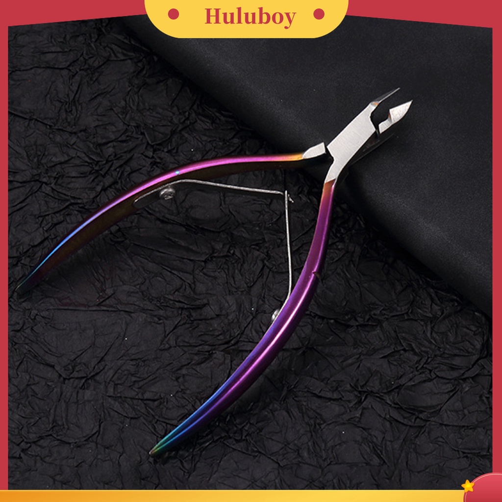 Huluboy Huluboy♡ 1 Set Alat Pemotong Kutikula Bahan Stainless Steel Untuk Manicure Pedicure
