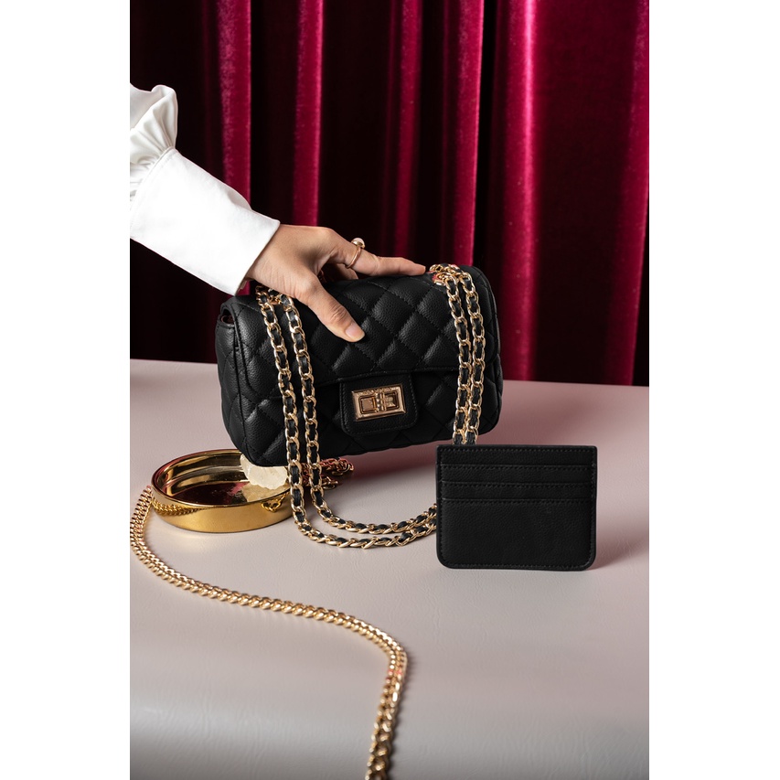 Tas Wanita Boston Classic Mini Black - Local.ID