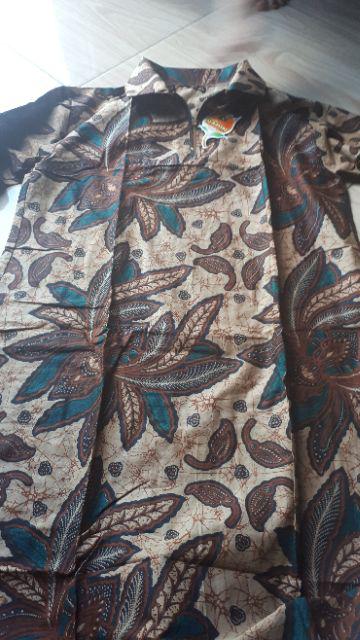 Tunic Latansa Genes Zipper Busui Jumbo Big Size Besar Tunik Batik Seragaman Batik Kerja Kantor