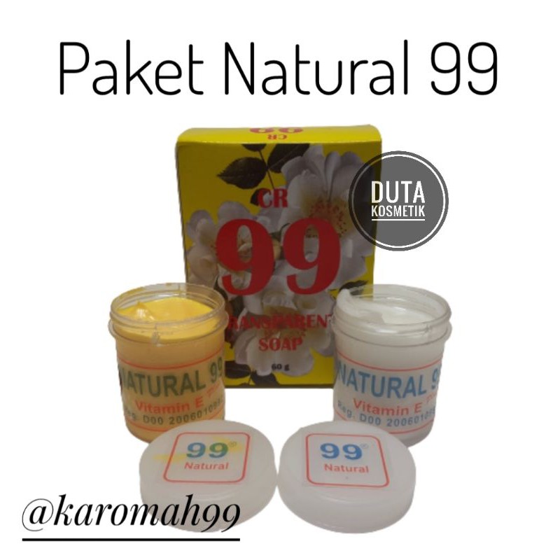 PAKET CREAM NATURAL99 DAY &amp; NIGHT + SABUN