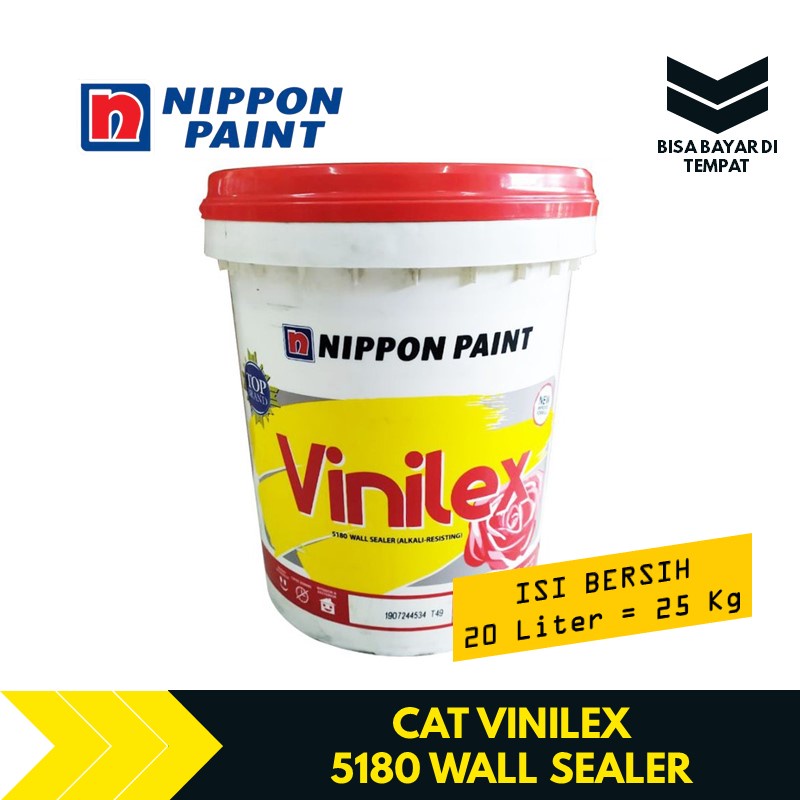 Cat Lapis Tembok Dinding Nippon Paint Vinilex 5180 Wall Sealer 20 Liter 25Kg