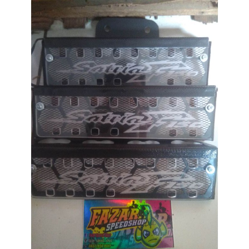 cover radiator Fu karbu mika dan lampu