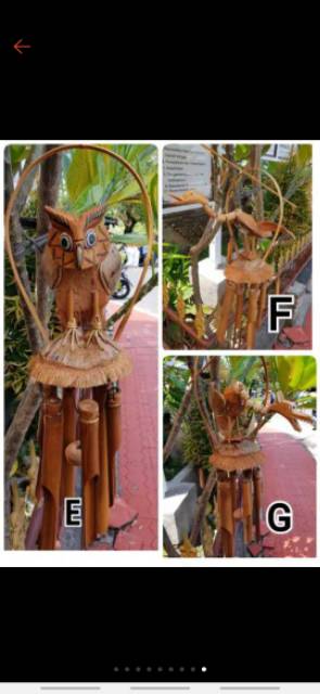 [BISA COD] Lonceng Angin Bambu Wind Chime Murah Meriah