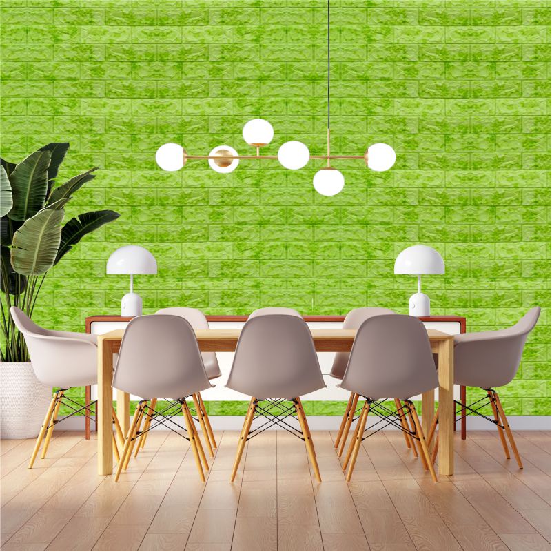 Wallpaper 3D Modern Wallpaper busa timbul Wood Foam Batik simple Motif Gradasi