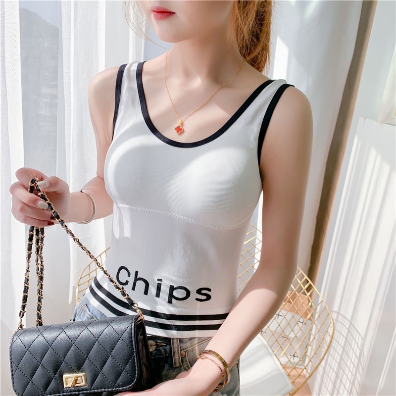 Alibaba1688 Tanktop Sport Bra Chips Pakaian Dalam Wanita Import High Quality Wanita Import