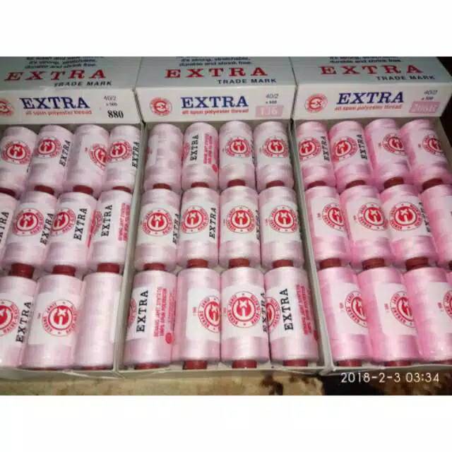 JI-benang EXTRA pink muda