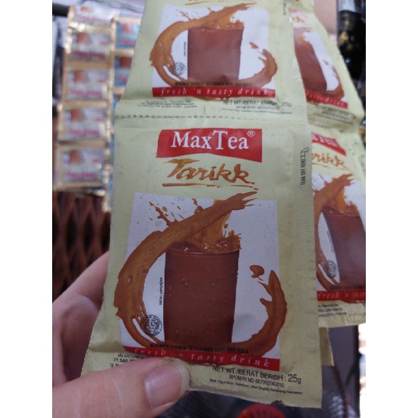 MAX TEA TEH TARIK MAXTEA 1 RENCENG ISI 10 SACHET