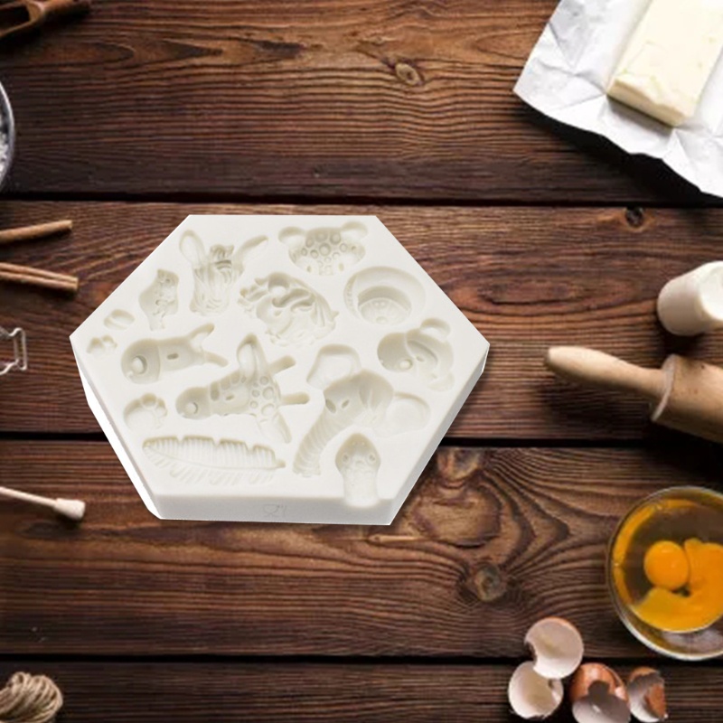 Cetakan Kue / Cokelat / Buah / Es / Jelly / Permen DIY Bahan Silikon