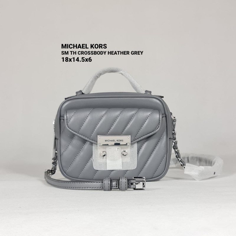 Tas Michael Kors ROSE SM TH CROSBODY HEATHER GREY