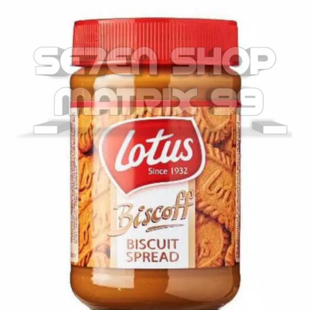 

Lotus biscoff spread jam smooth 385gr ( Ready stok)