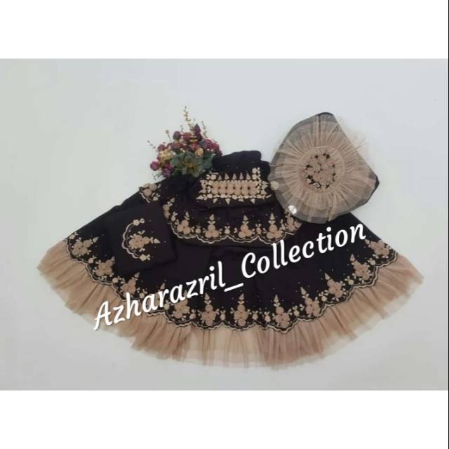 Mukenah katun sutra bordir mahar