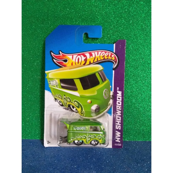 Volkswagen Kool Kombi Hot Wheels 2013 HW Showroom hijau green vw combi