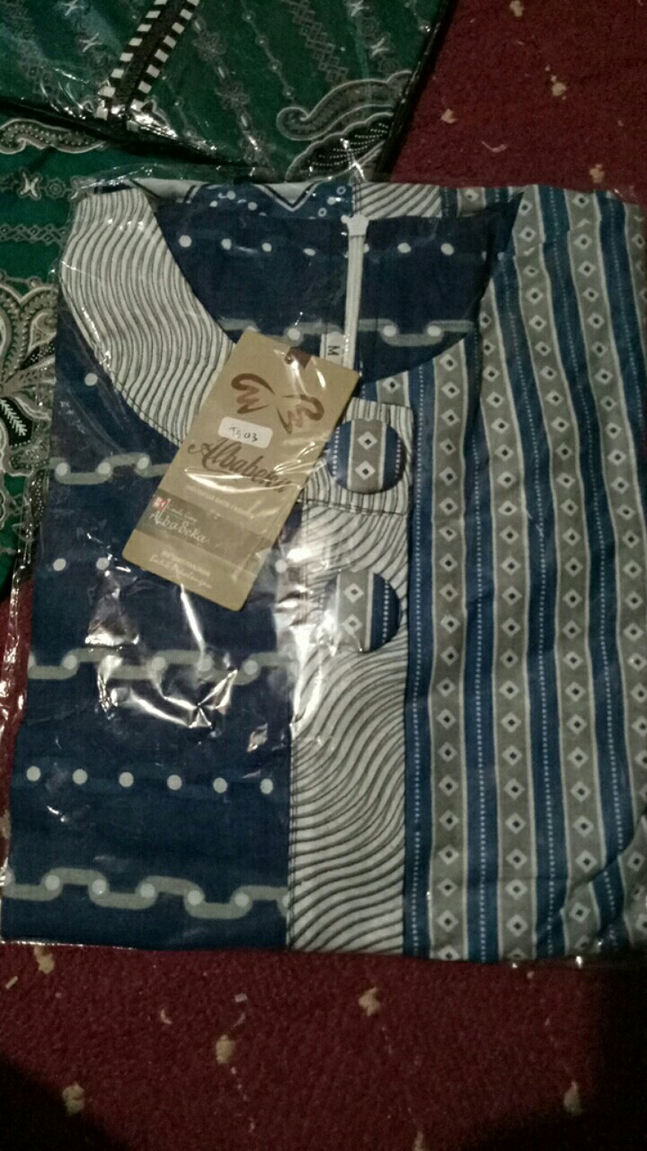 M-l-xl-xxl Batik Tunik Wanita Asj Sa Hrb026 Kenongo Pekalongan Sogan Tulis